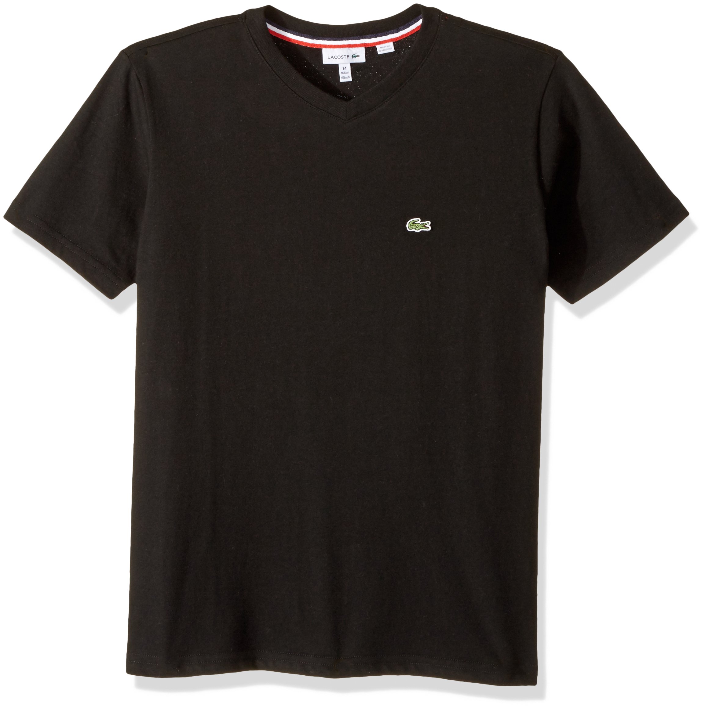 Lacoste Boys V-Neck Cotton T-Shirt