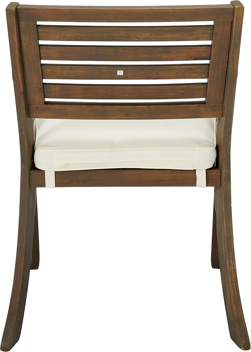 Christopher Knight Home 305765 Helen Outdoor Acacia Wood Dining Chair, Gray and Crème : Garden & Outdoor