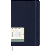 Moleskine 2026-27 18-Month Weekly Planner, Large, Sapphire Blue, Hardcover | July 2026-December 2027 Large 208-page weekly planner with weekly spreads, ruled notes pages, stickers, and pocket.