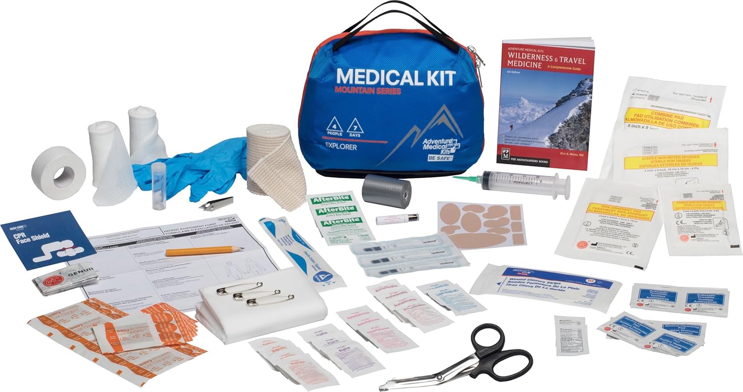 Adventure Medical Kits Mountain Series Explorer First Aid Kit - 111 Pieces: Sports & Outdoors