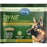 PetAg Dyne Soft Chews Sample, Joint Health &amp; Mobility Supplement - Vet-Formulated for Dogs - with UC-II&reg; Collagen - Up to 4X More Effective Than Glucosamine/Chondroitin - 3 Chicken Liver Flavor Chews