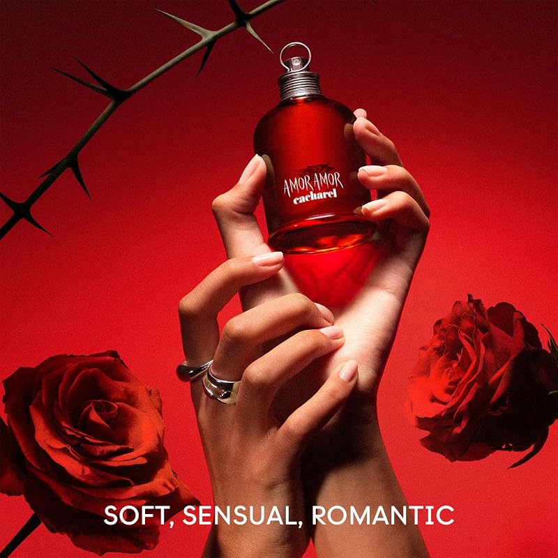 Amor Amor, água spray de colónia para mulheres, fragrância floral frutada, 100 ml