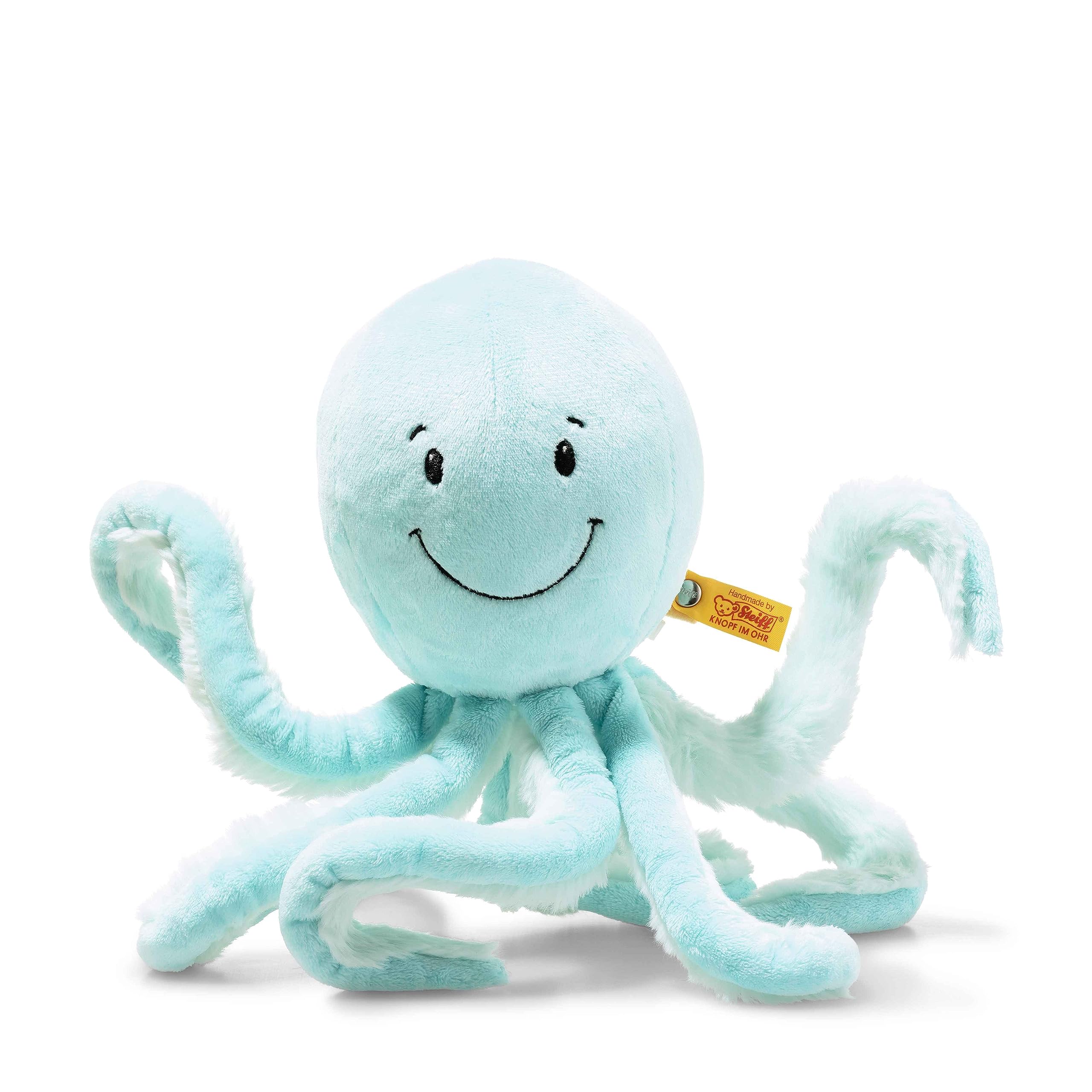 Steiff 063770 Soft Cuddly Friends Ockto octopus, turqu,27 cm, Turquoise