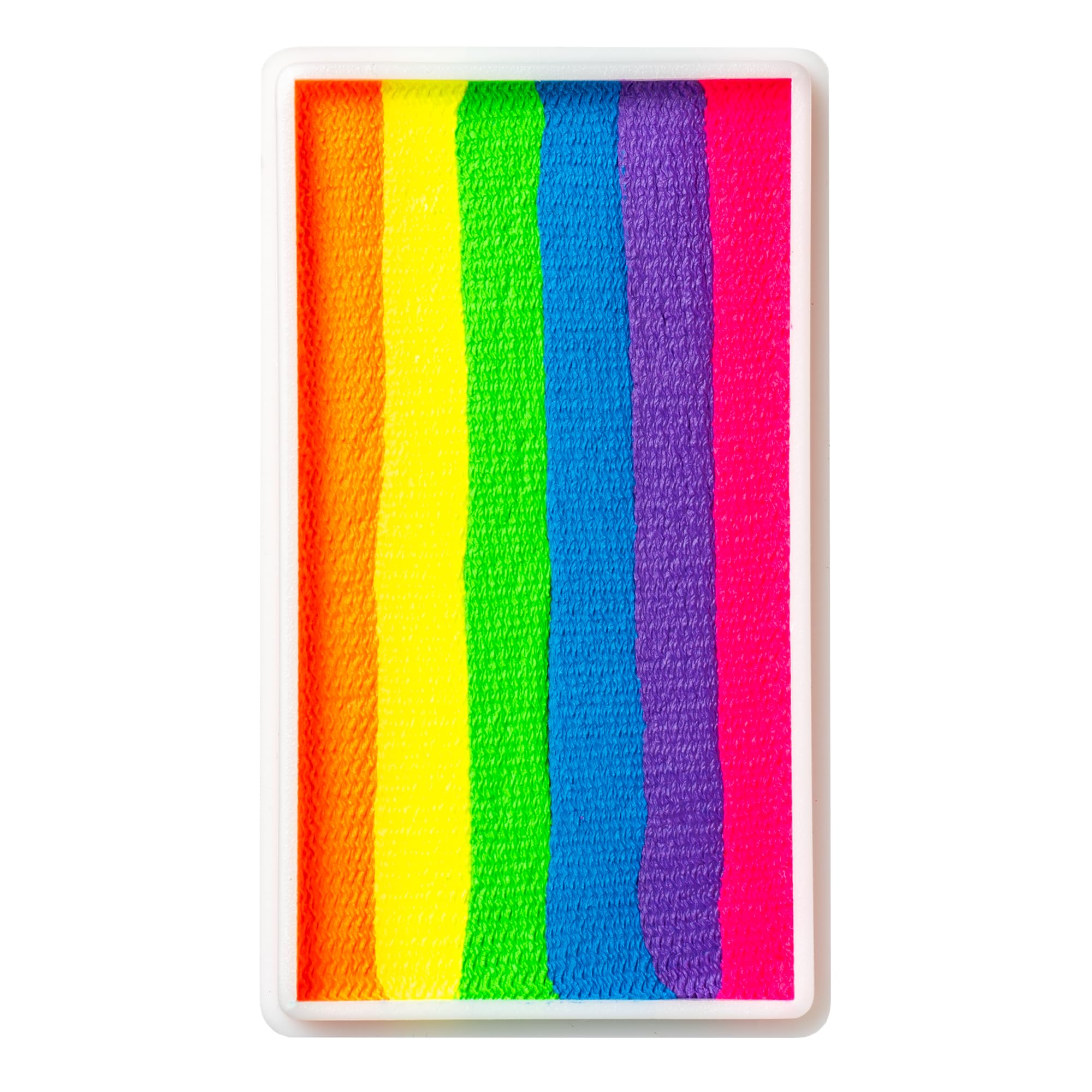 TAG Face and Body Paint - 1 Stroke Split Cake 30g - Neon Rainbow