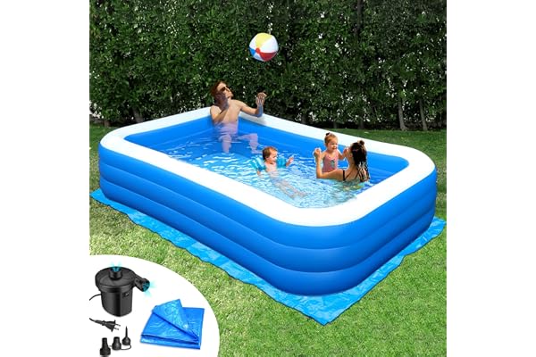 RukalaTM Inflatable Pool Bundle 10-Piece