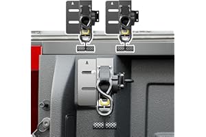 SZYANG 2PCS Retractable Ratchet Straps Compatible with 2019-2025 Chevy Silverado GMC Sierra 1500 Retractable Tie Down Straps Replacement for Chevy Silverado Accessories