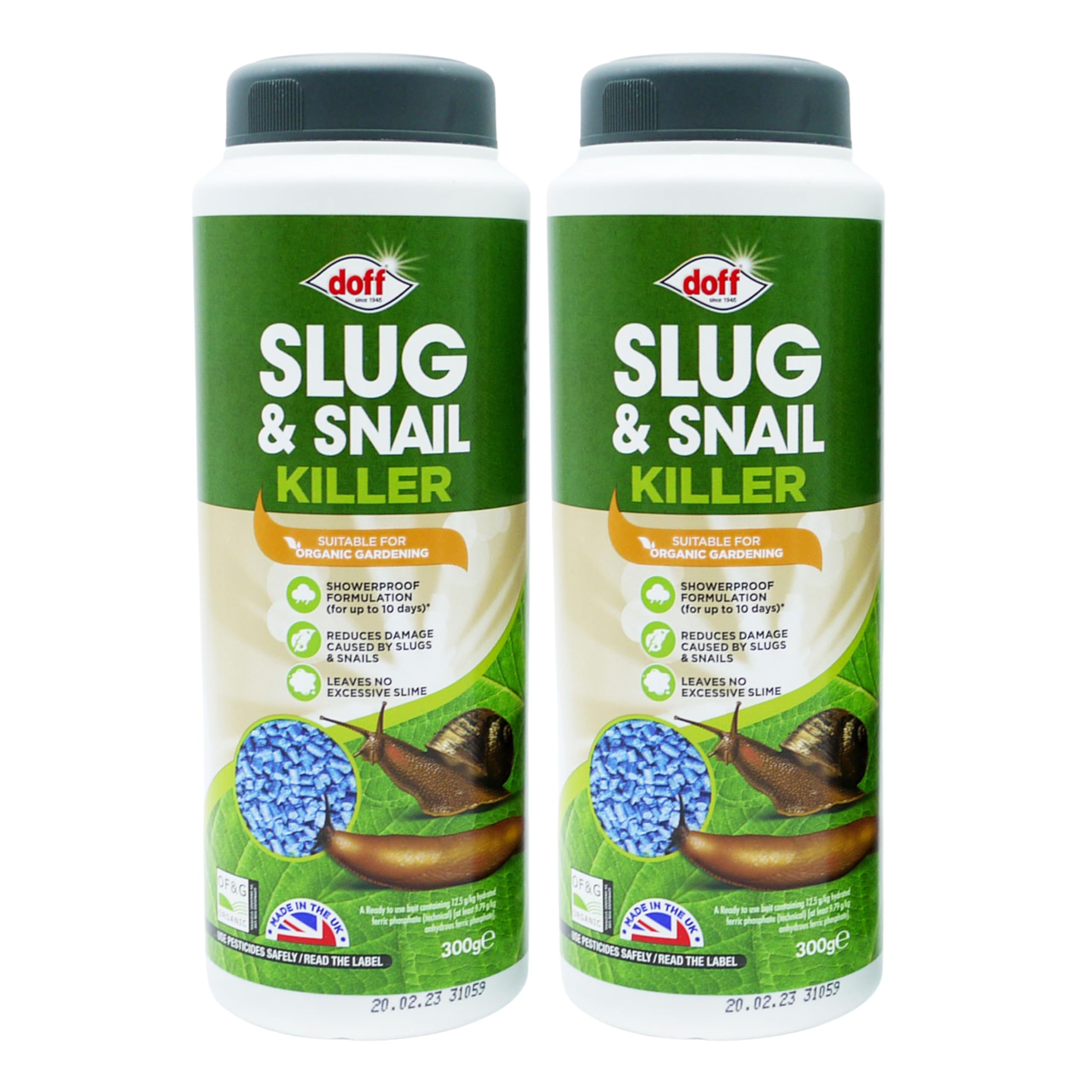 2x Slugs and Snail Killer | Slugs Pellets for Garden Pet Friendly | Multipack Offer | 300g