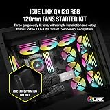 Corsair iCUE LINK QX120 RGB 120mm Magnetic Dome Fans Triple Starter Kit view 2