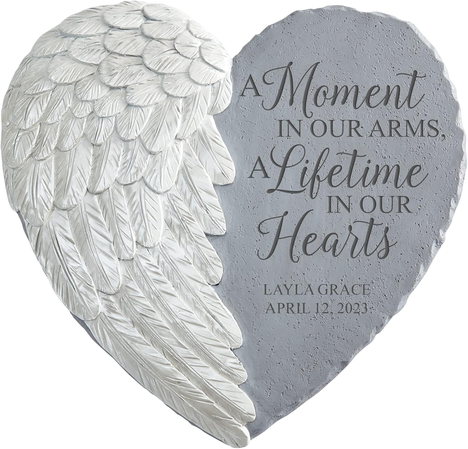 Hardscaping Materials - Let's Make Memories Personalized Everlasting Love Sympathy Garden Stone - Memorial - Condolences