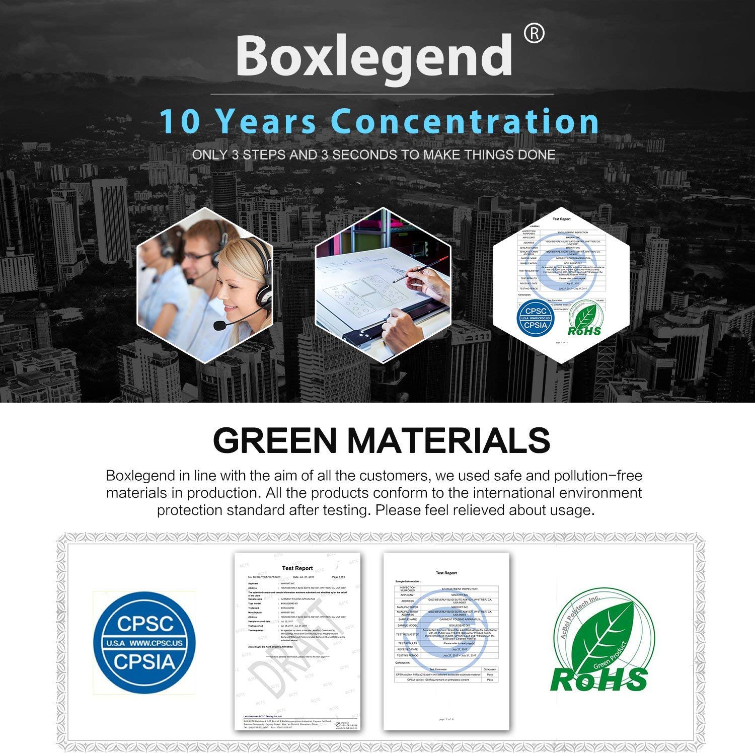 Boxlegend Clothes/T Shirt Folder Blue Plastic 4 mm Thickness Shirt Folding Board Easy and Fast Laundry Folder flipfold Rack