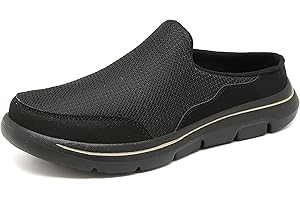 C CELANDA Slip On Mules & Clogs for Womens Mens Light Open Back Shoes Comfort Walking Shoes Breathable Slippers Closed Toe Slides