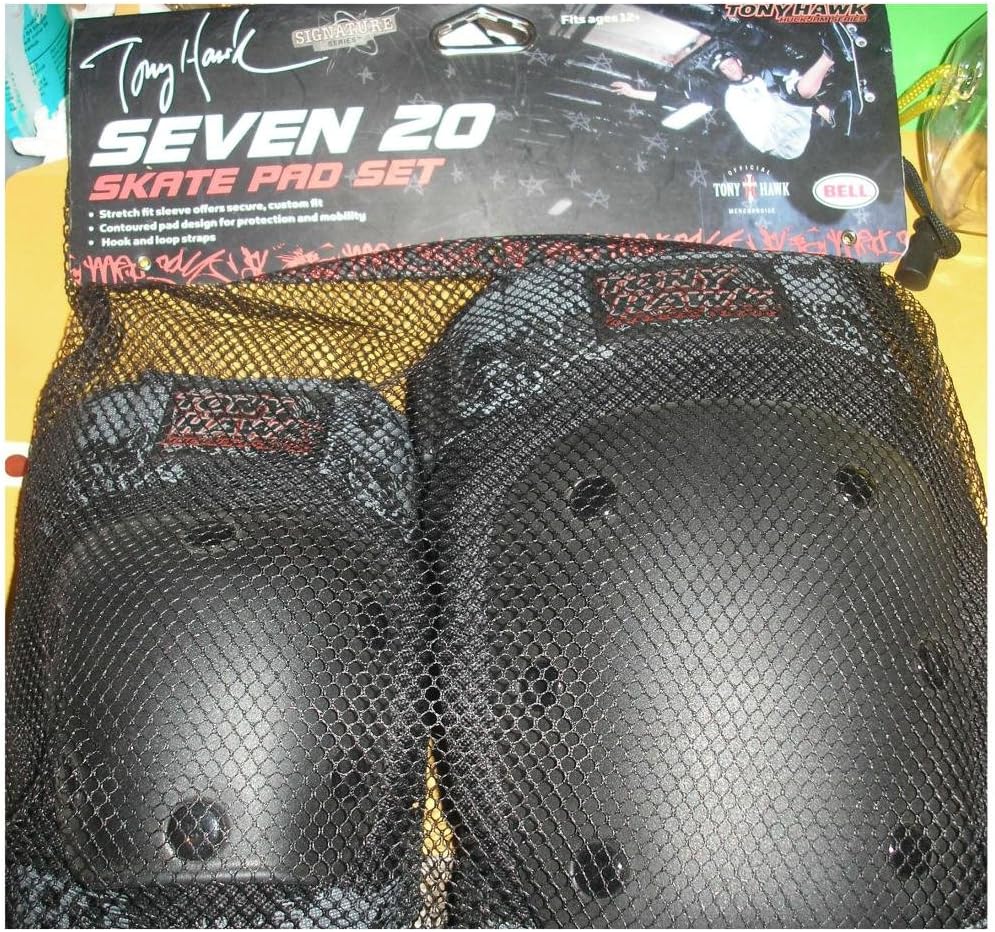 Tony Hawk Seven 20 Skate Boarder Pad Set Ages 12+ Skate