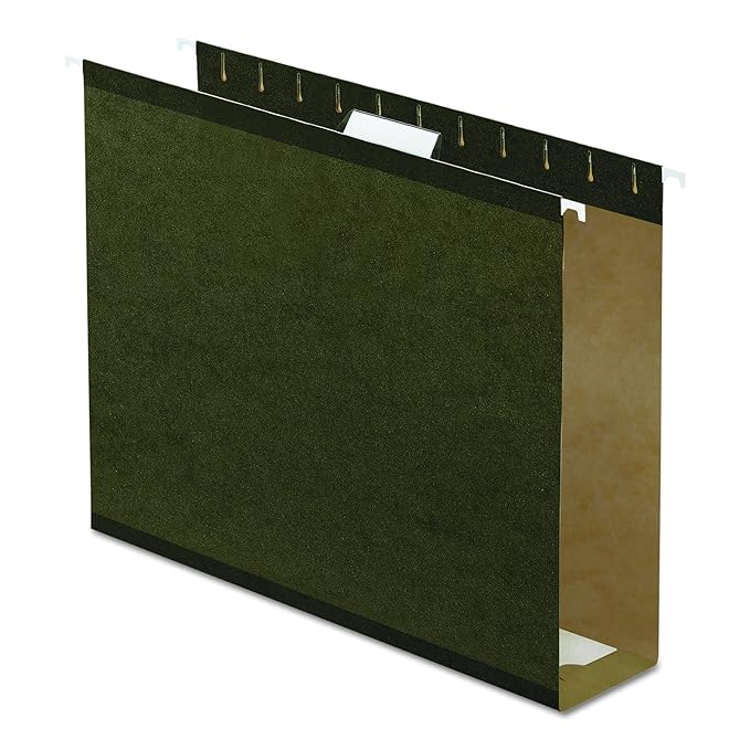 Pendaflex 4152X3 Hanging Box Bottom Folder, Standard Green, Letter, 25