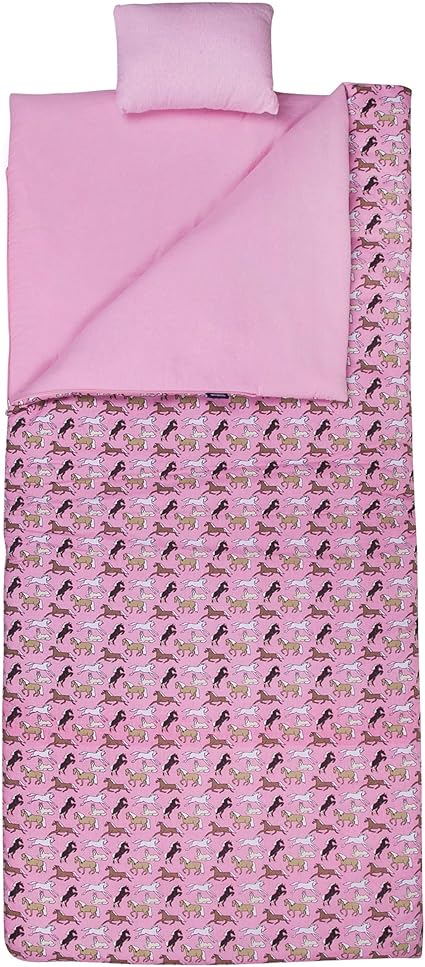 Amazon Com Wildkin Kids Sleeping Bag For Boys And Girls Includes