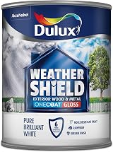Dulux Weathershield One Coat Exterior Gloss Pure Brilliant White 750 ml view 2