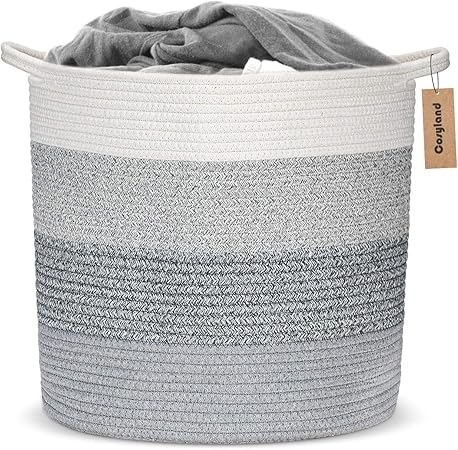Cosyland XXLarge 50x50x33cm Cesta de Colada Almacenamiento Tejida