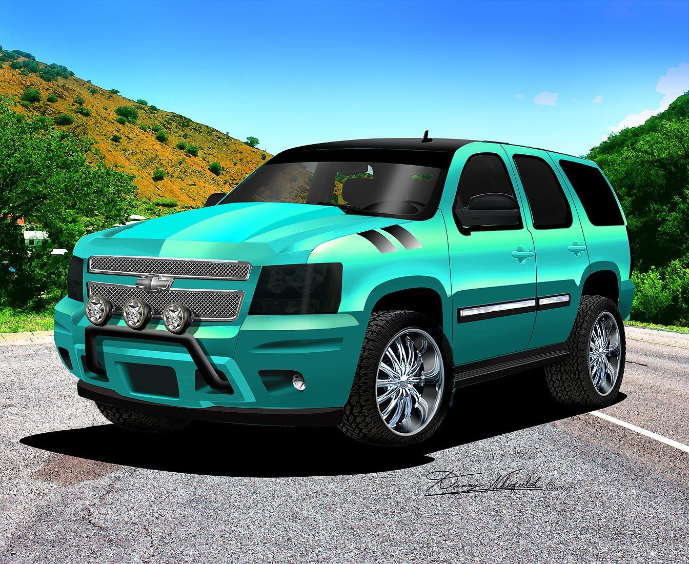 lime green tahoe