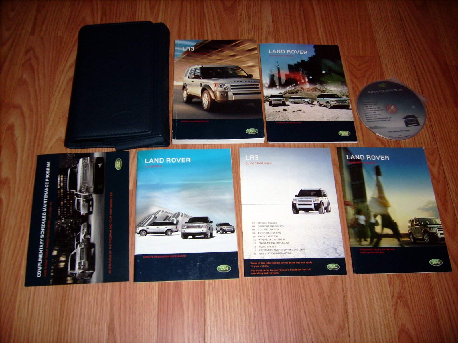 2008 Land Rover LR3 Owners Manual with Navigation Manual Paperback – 2008