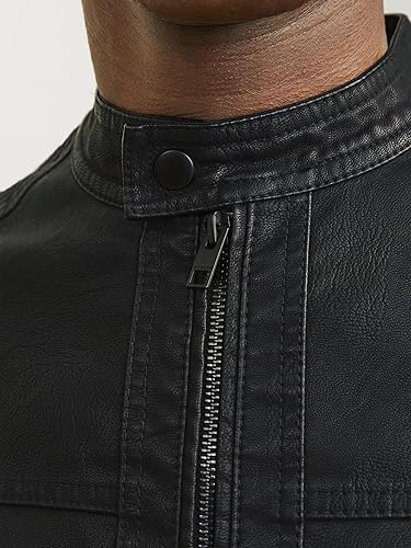 Jack Jones Men's Warner Jacket, Black, M in Kenya Whizz