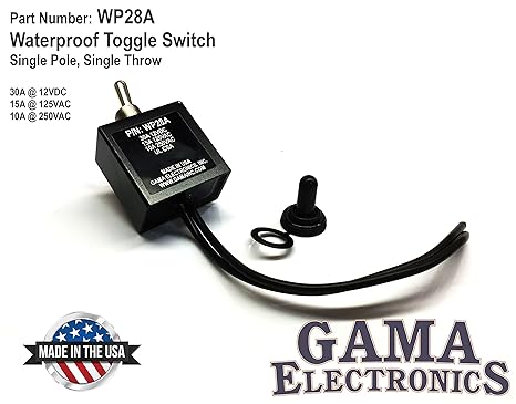 Waterproof On Off Toggle Switch