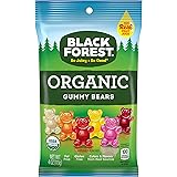 Black Forest Organic Gummy Bears Candy, 4 Ounce, Pack of 12