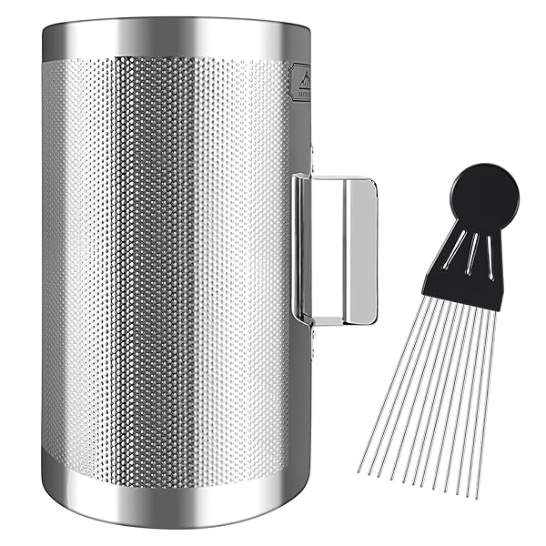 EASTROCK GUIRO SHAKER STAINLESS STEEL 8″ 13″ PERCUSSION GUIRO MUSICAL INSTRUMENTS WITH SCRAPER FOR LIVE PERFORMANCE