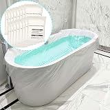 AUSAULAC Disposable Bathtub Liner 102x47 Inch Large Plastic Bath Cover Bag view 8
