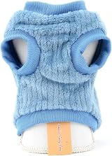 SMALLLEE_LUCKY_STORE Pet Ribbed Fleece Jumpers Pullover Sweatshirt XS S Dogs view 2