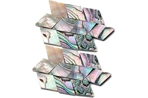 TEAMWILL 20pcs Abalone Shell PAUA Diamond Inlay 13x8mm Luthier Guitar Fretboard Jewelry