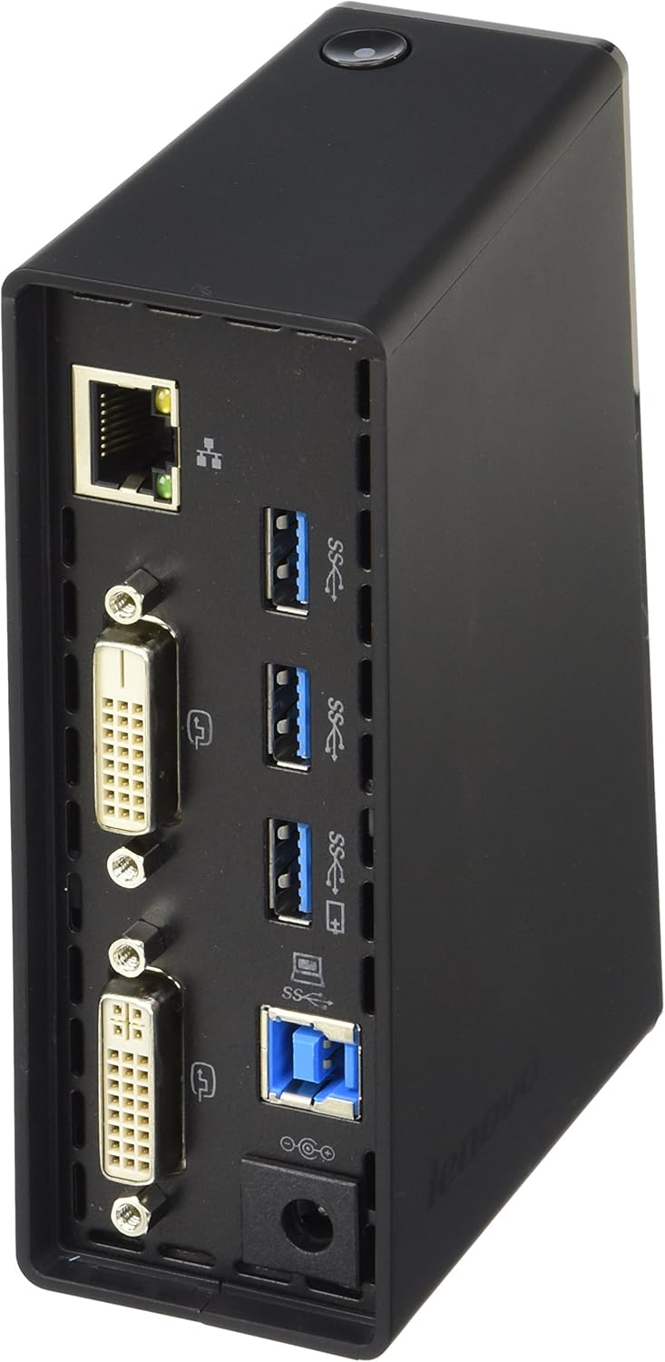 Lenovo ThinkPad USB 3.0 Docking Station (0A33970),Black - Image 3