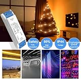 MEKEET LED Transformer 60W 12V DC Power Supply 5A 100-240V AC IP44 view 3