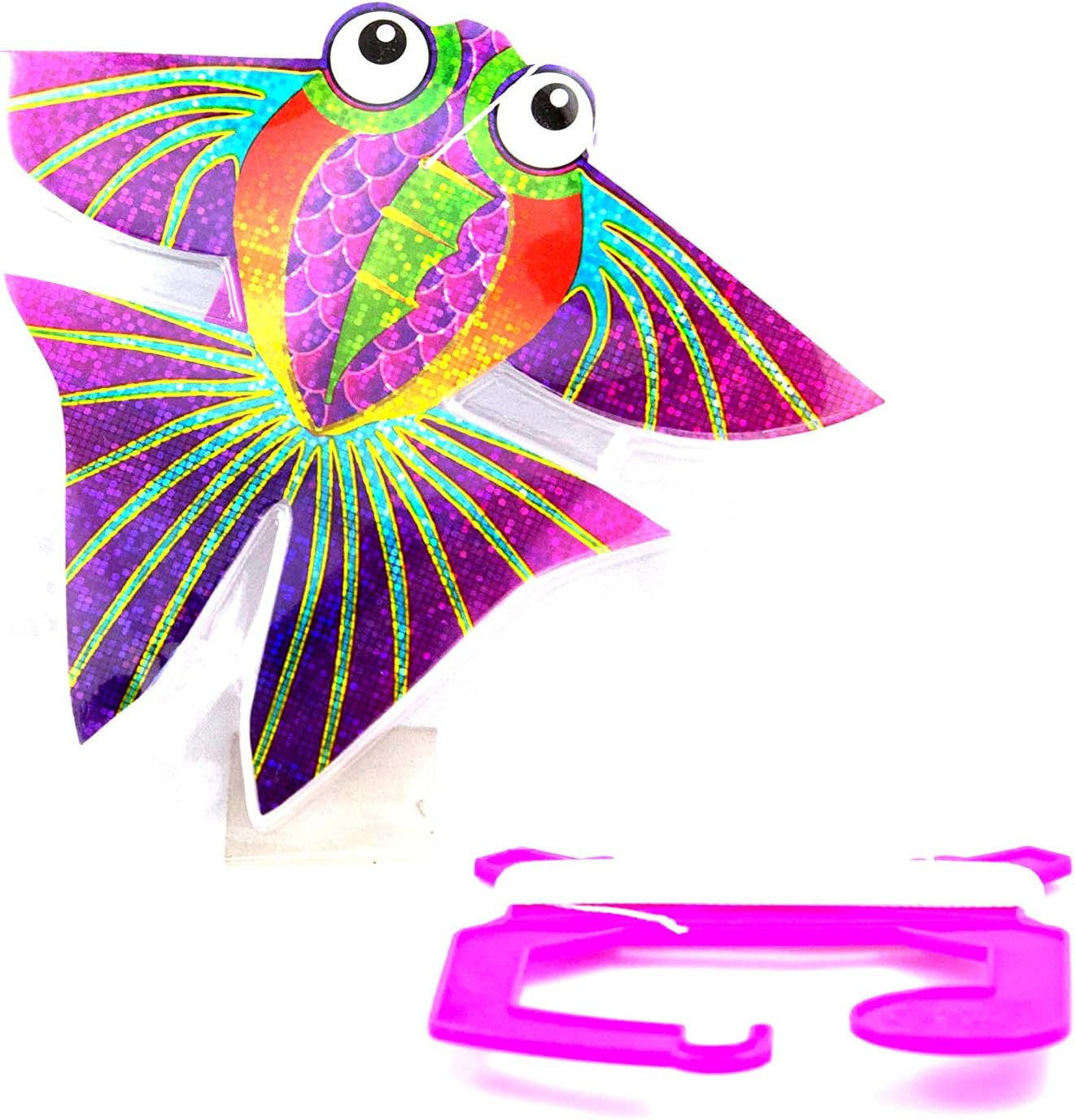 MicroKite Mini Mylar Kite, Fish, 1-Pack