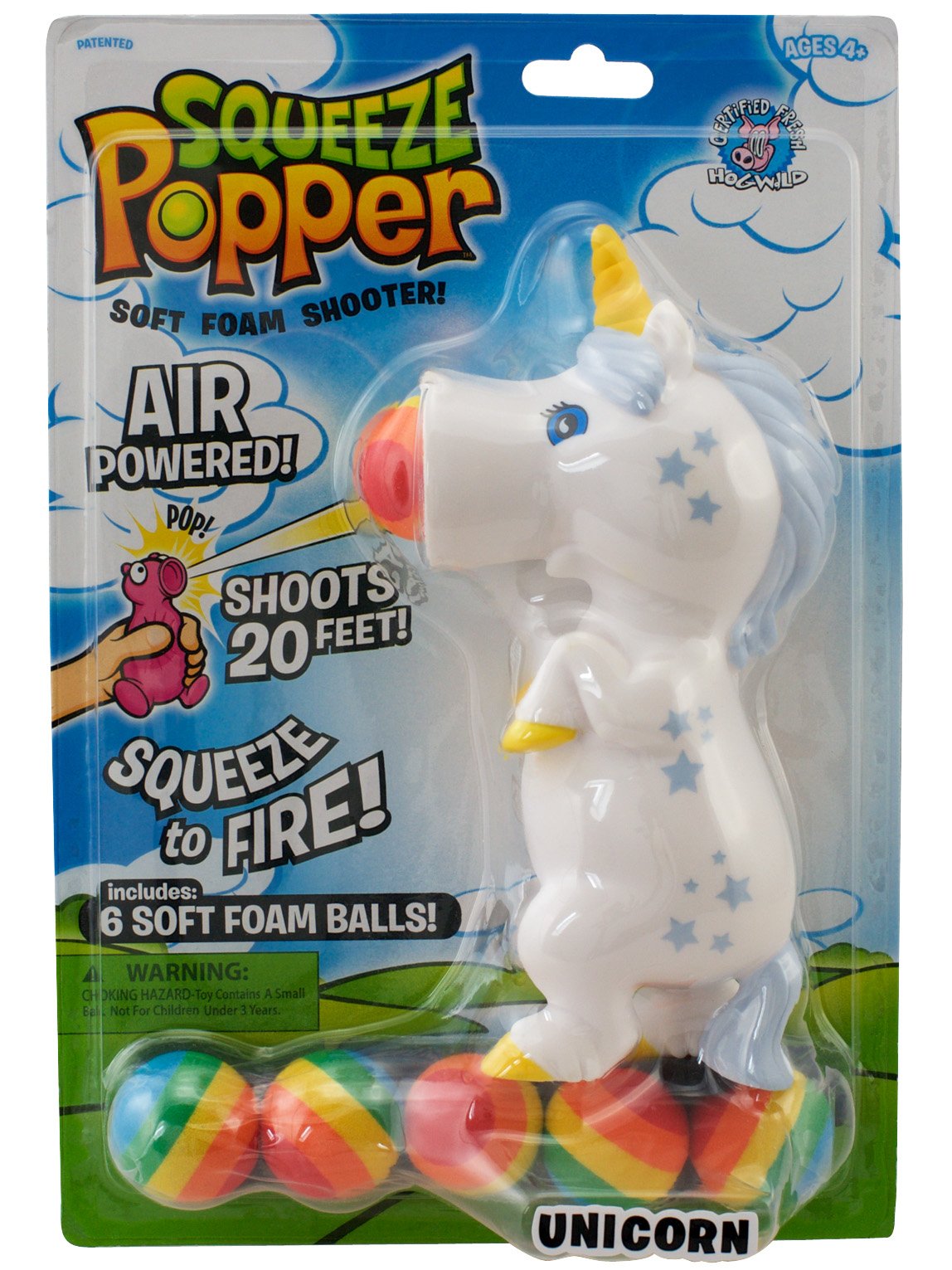 Cheatwell Games White Unicorn Popper