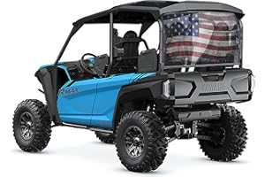 GrilleAdz UTV Old Glory Flag Rear Dust/UV Screen Fits Yamaha Wolverine RMAX2 & RMAX4