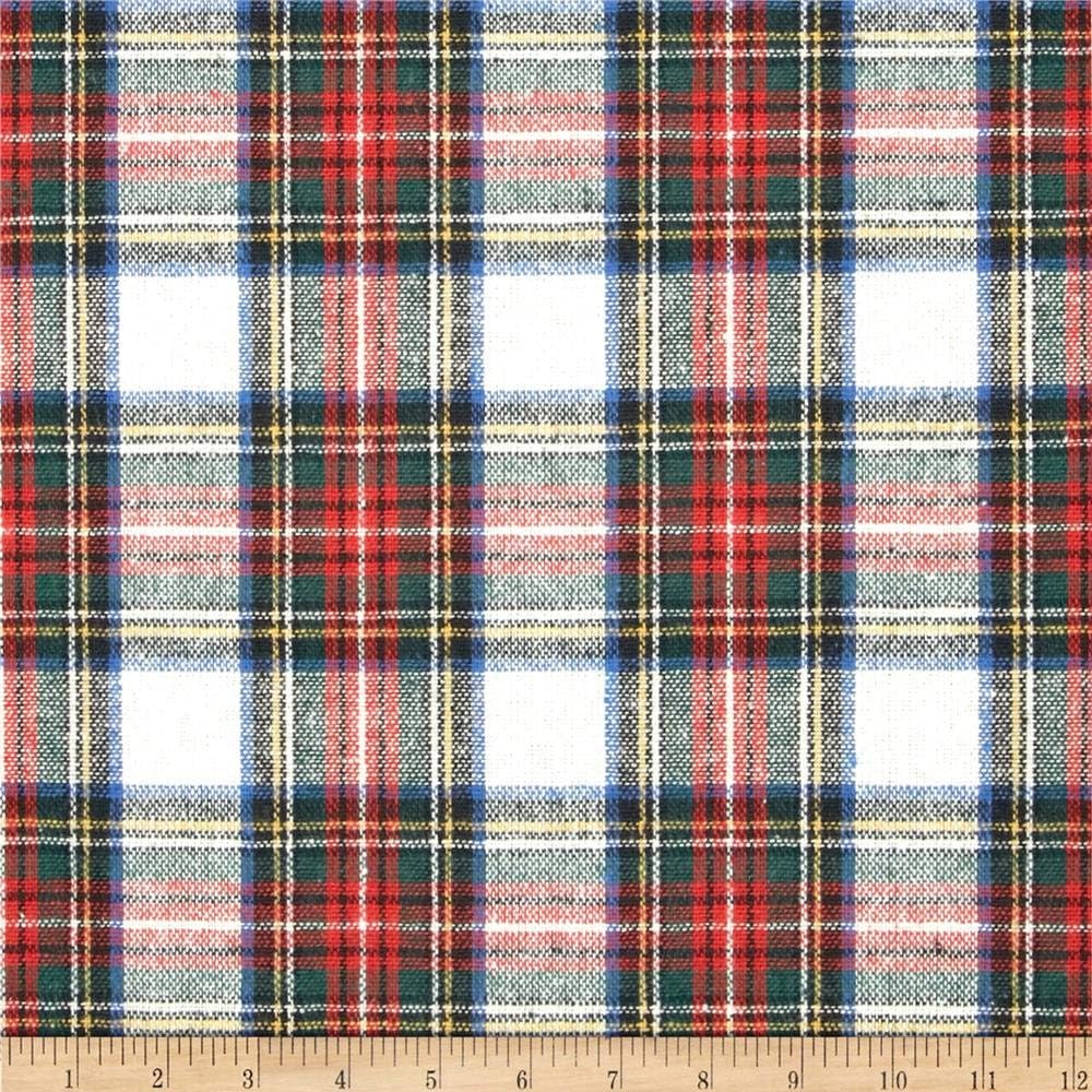 wool tartan fabric by the yard