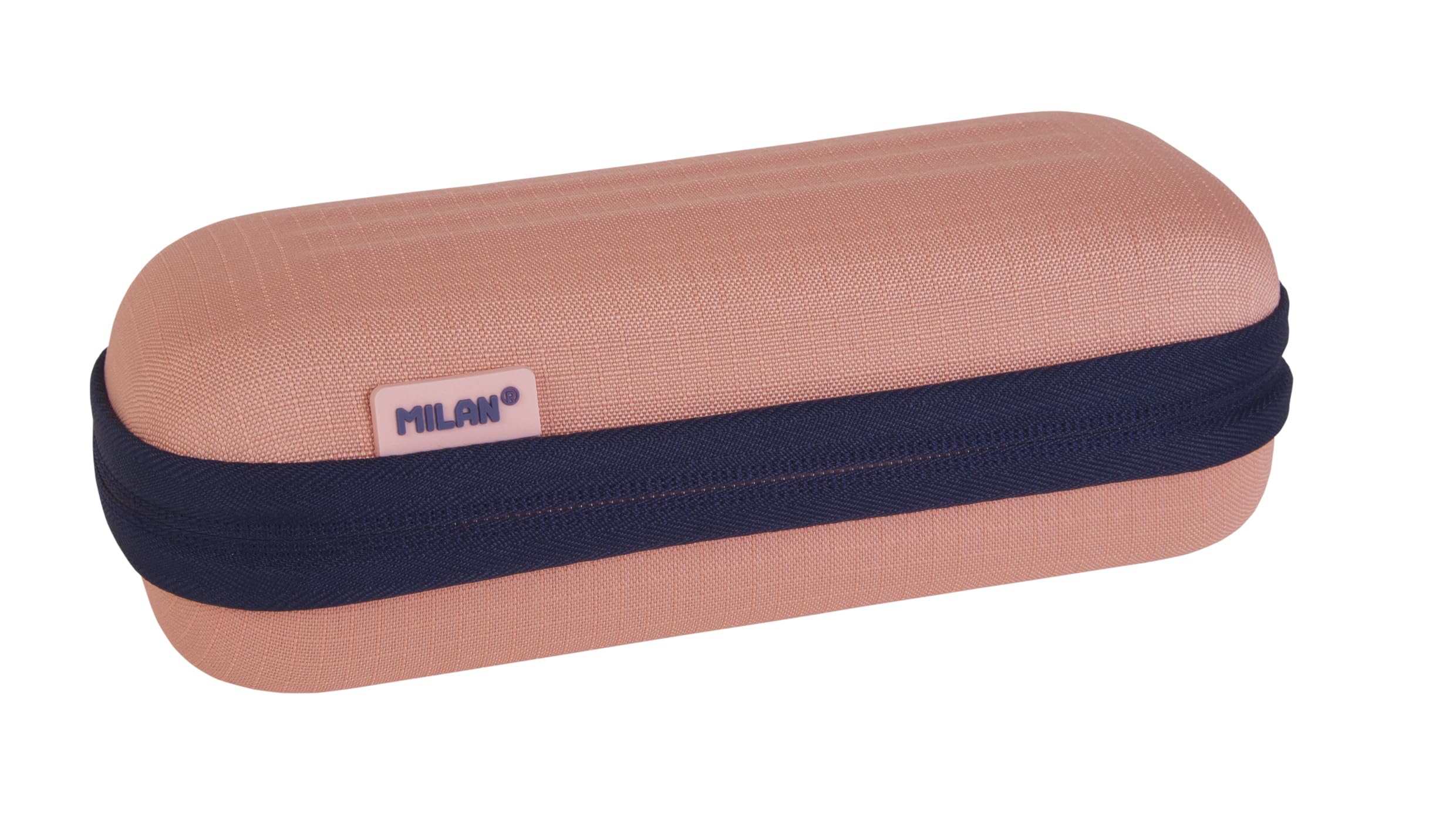Semi-Rigid Oval Pencil case Series 1918. Pink MILAN ®