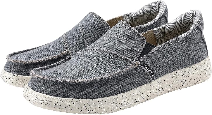 vilocy men's slip on deck shoes