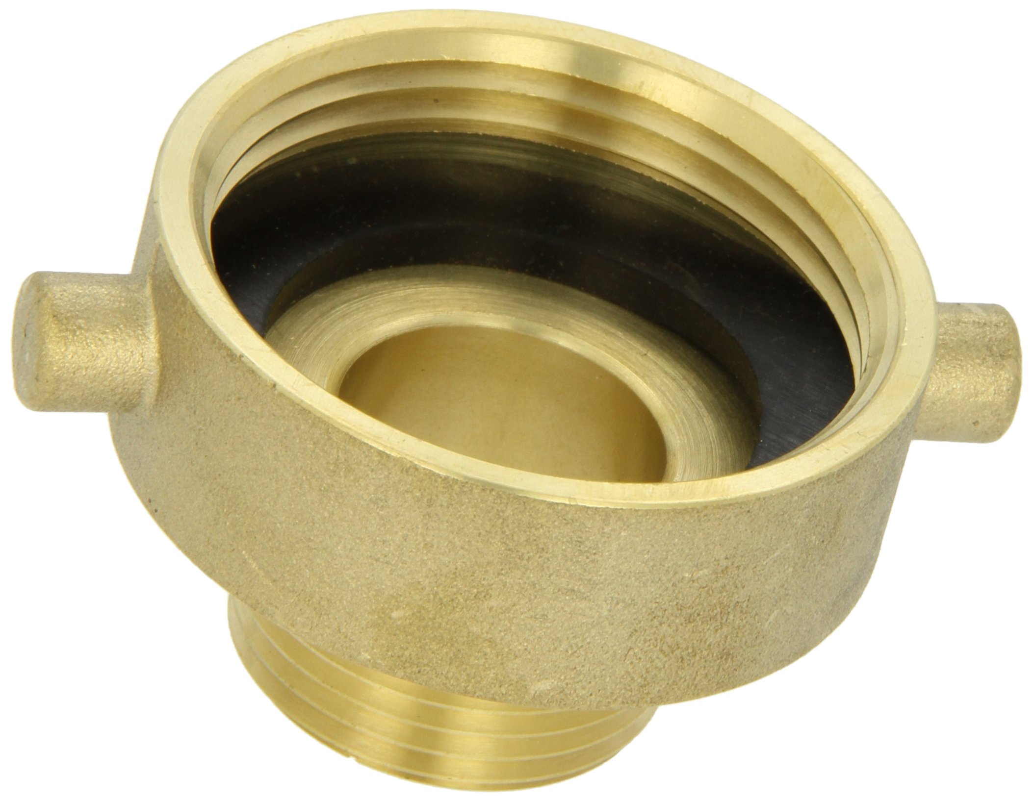 Moon 3691521061 Brass Fire Hose Adapter Pin Lug 11/2" NH Female x 1" NP... NEW eBay