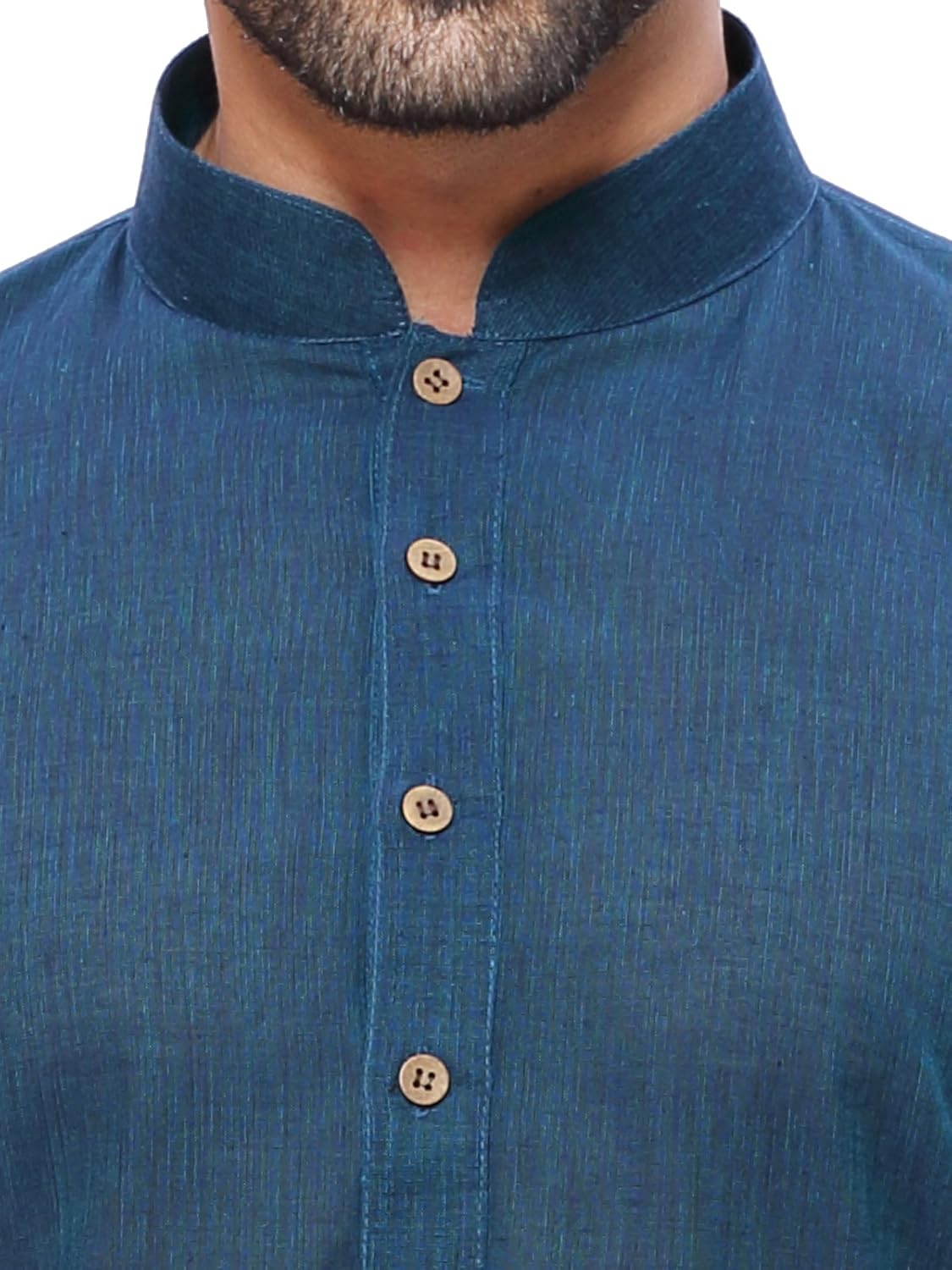 rg designers men's handloom green blue kurta pyjama