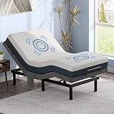 OTDMEL Adjustable Bed Frame Twin XL with Massage, Electric Bed Base Frame with Adjustable Legs, USB Ports, Wireless Remote, Zero Gravity & Anti-Snore, Twin XL
