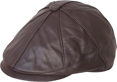 leather newsboy cap uk