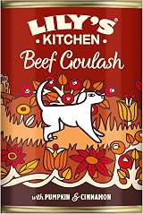 Lily's Kitchen Natural Adult Dog Wet Food Beef Goulash 6 x 400g