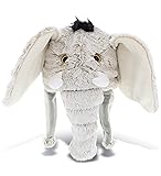 DolliBu Gray Elephant Plush Hat - Super Soft Warm