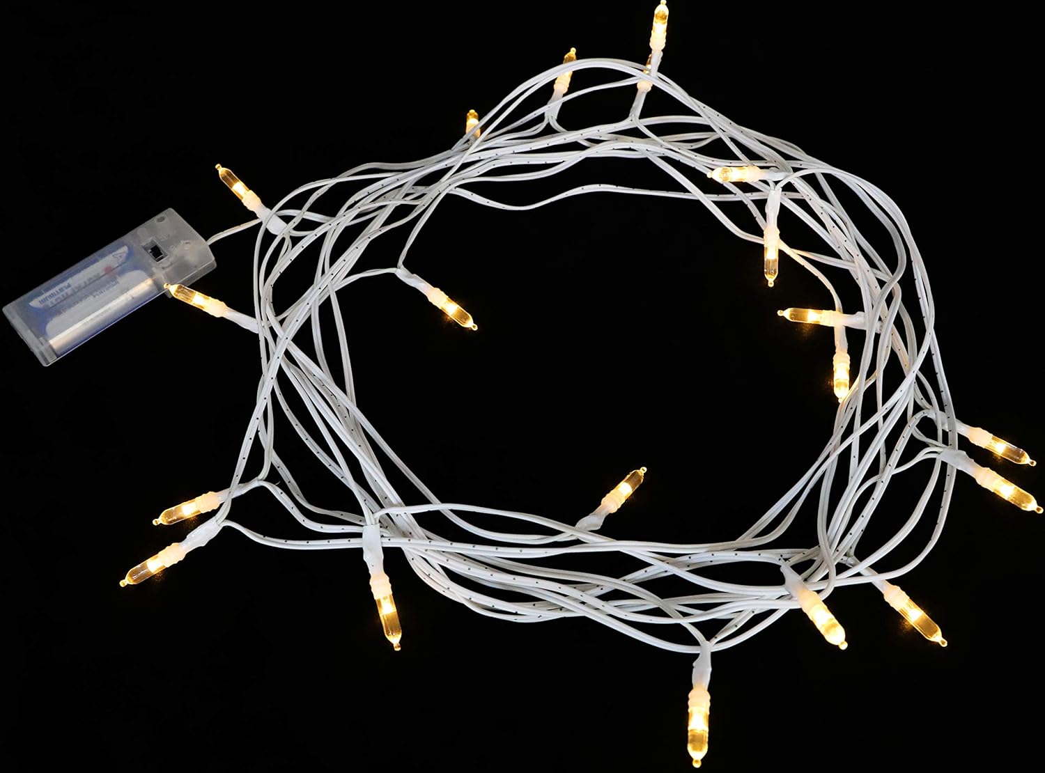 Christmas Concepts® Battery Operated Fairy Lights with 20 White LED's - 2m (6.6ft) Length - Christmas/Wedding/Everyday Decoration Ltd