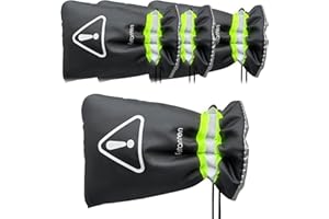 Outdoor Faucet Covers for Winter, Fetanten 9" H x 6" W Water Spigot Covers Winter Insulated Freeze Protection, Outside Hose Bib Covers Faucet Socks Backflow Cover (4 PCS)