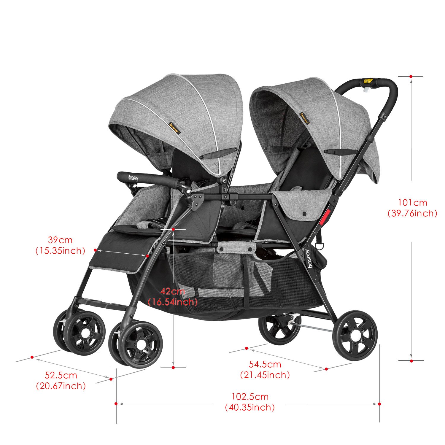 pram with large basket