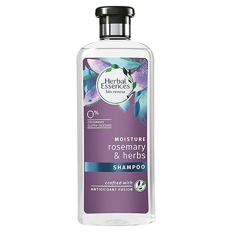 Herbal Essences Rosemary and Herbs SHAMPOO- For Moisturization & Dull Hair - No Paraben, No Colorants, 400 ML