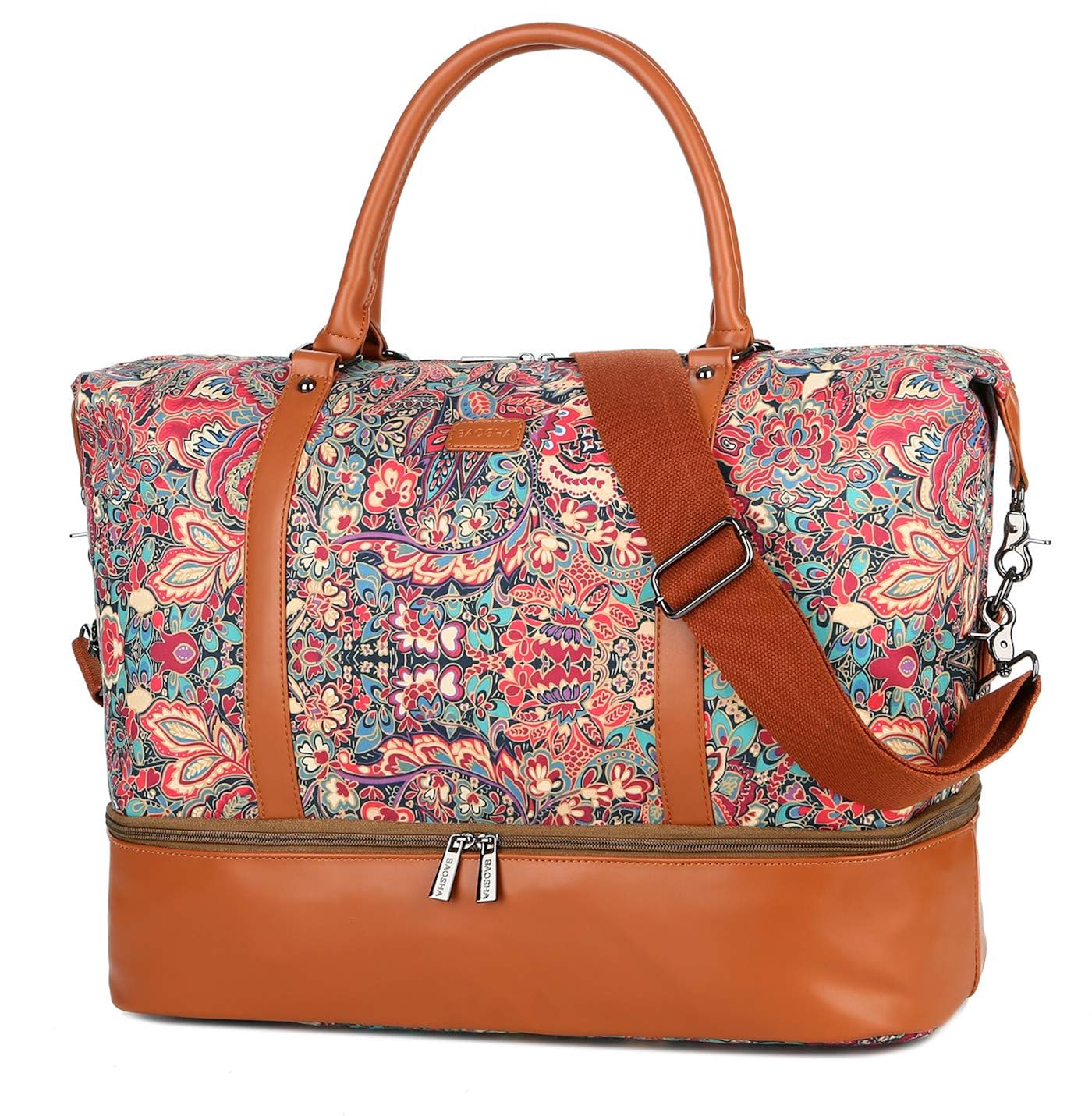 Buy BAOSHA HB-28 Ladies Women Canvas Travel Weekender Bag Overnight ...