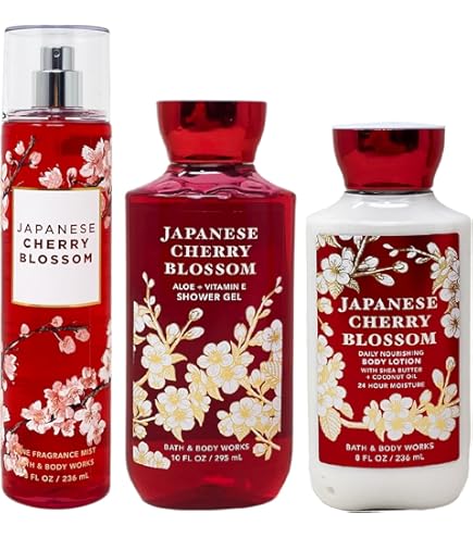 Amazon.com : Bath & Body Works Japanese Cherry Blossom Body Set