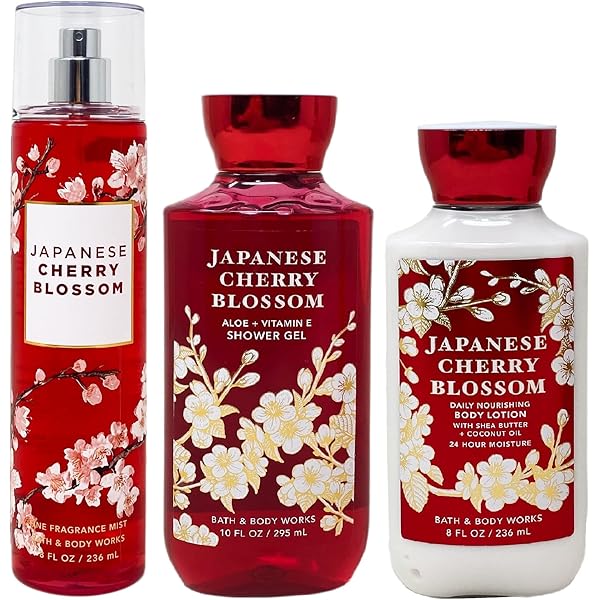 Amazon.com : 4 Piece Bath & Body Works Japanese Cherry Blossom